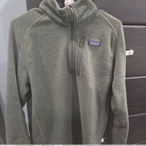 Patagonia Olive Green Fleece Pullover